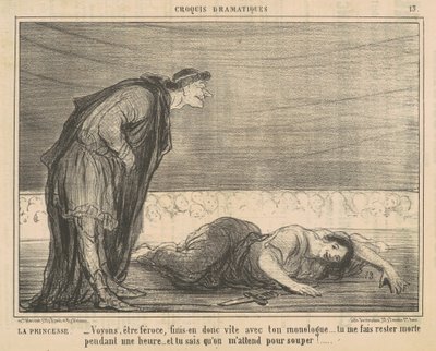 Księżniczka autorstwa Honoré Daumier