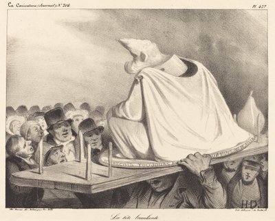 kołysanie głową autorstwa Honoré Daumier