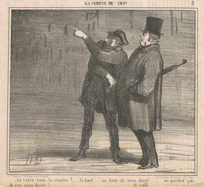 Czy widzisz kometę? ... autorstwa Honoré Daumier