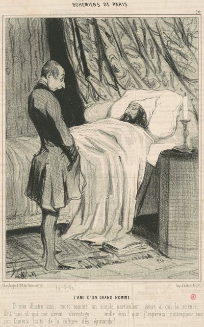 Przyjaciel wielkiego człowieka autorstwa Honoré Daumier