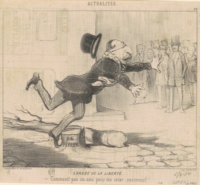 Drzewo Wolności autorstwa Honoré Daumier