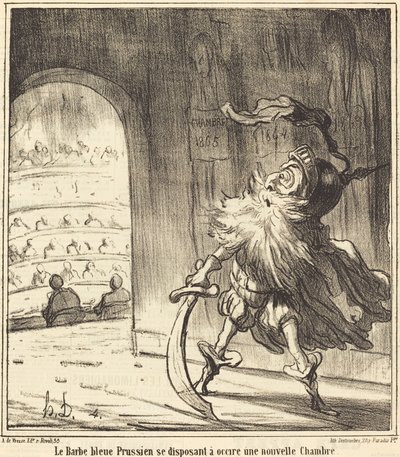 Sinobroda pruska... autorstwa Honoré Daumier