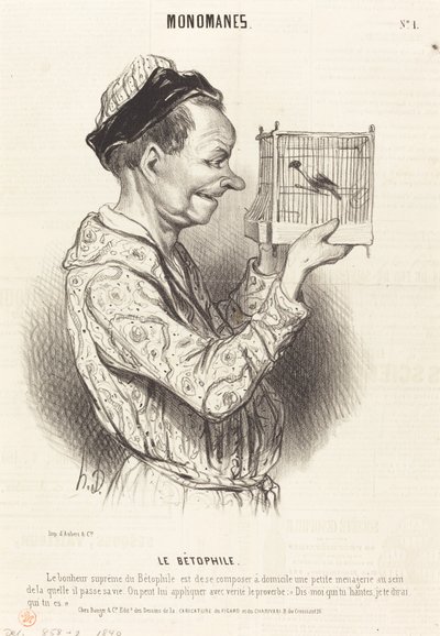 Betofil autorstwa Honoré Daumier