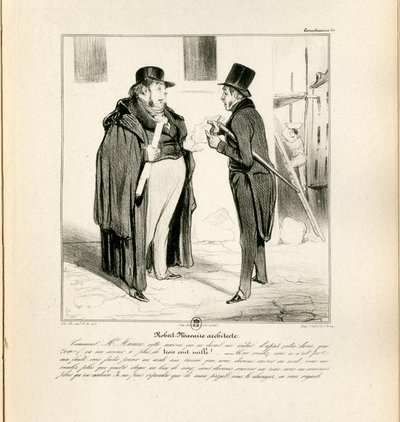 Le Charivari, Satyryczne w czerni i bieli autorstwa Honoré Daumier