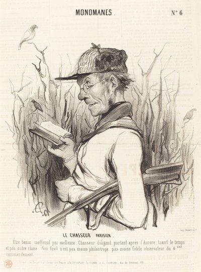 Paryski Łowca autorstwa Honoré Daumier