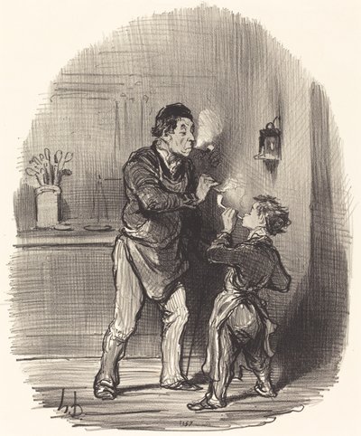 Filozof Chiffonnier autorstwa Honoré Daumier