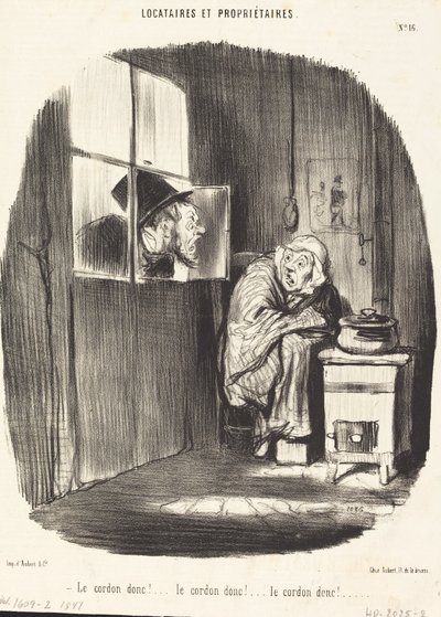 Więc sznur!... autorstwa Honoré Daumier