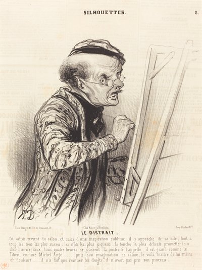 Rozkojarzony autorstwa Honoré Daumier