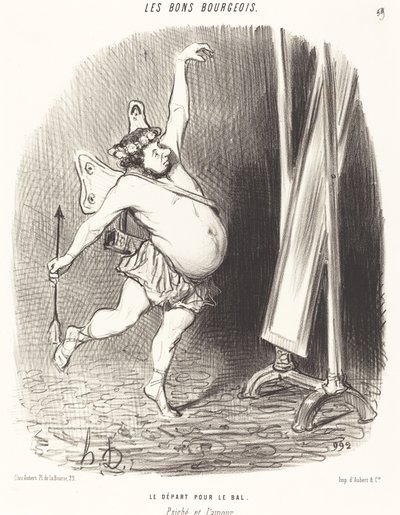 Wychodząc na bal autorstwa Honoré Daumier