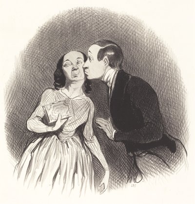 Nowy Rok autorstwa Honoré Daumier