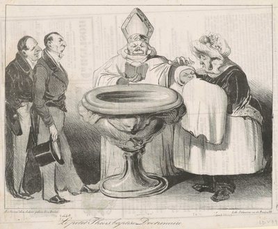 Le Petit Thiers, ochrzczony doktryner autorstwa Honoré Daumier