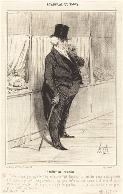 Prefekt Imperium autorstwa Honoré Daumier