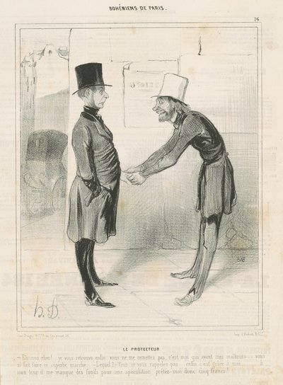 Obrońca autorstwa Honoré Daumier