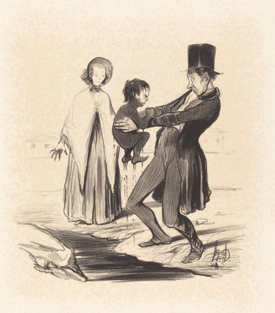 Studnia Grenelle autorstwa Honoré Daumier