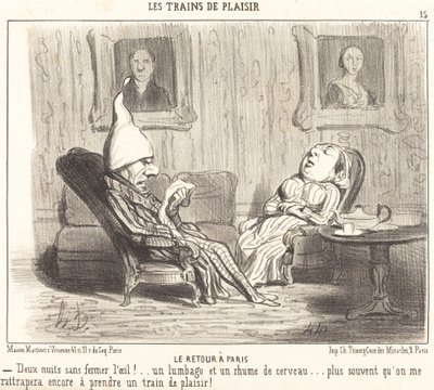 Powrót do Paryża autorstwa Honoré Daumier