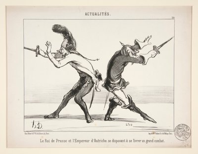 Król Prus i autorstwa Honoré Daumier