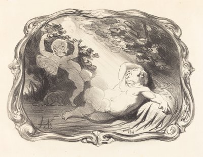 Sen Endymiona-Berryera autorstwa Honoré Daumier