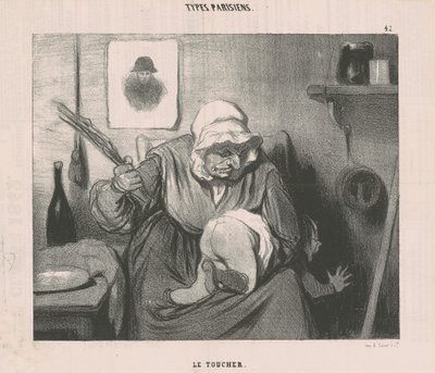 Dotykać autorstwa Honoré Daumier