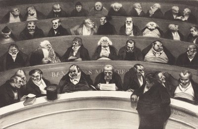 Brzuch ustawodawczy autorstwa Honore Daumier, 1834 autorstwa Honoré Daumier
