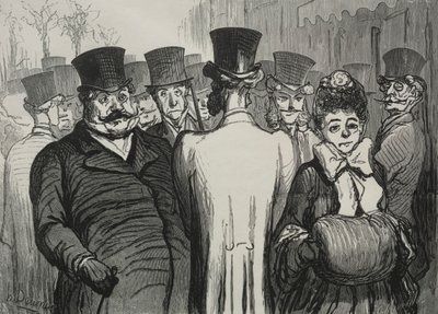 Bulwar Włochów. autorstwa Honoré Daumier