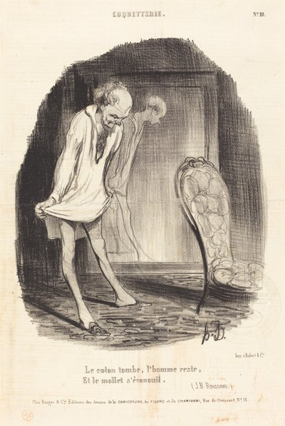 Bawełna spada, mężczyzna pozostaje... autorstwa Honoré Daumier