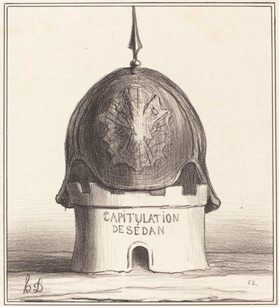 Ukoronowanie jego budynku autorstwa Honoré Daumier