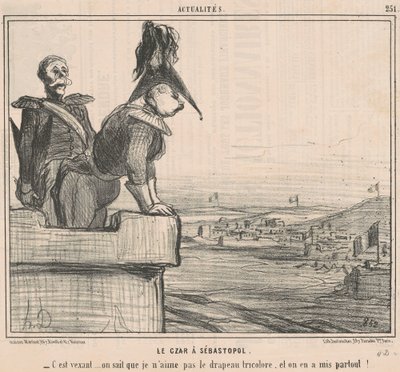Car w Sewastopolu autorstwa Honoré Daumier
