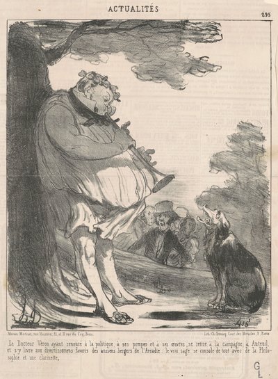 Doktor Véron... w Auteuil... autorstwa Honoré Daumier