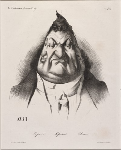 Przeszłość – teraźniejszość – przyszłość autorstwa Honoré Daumier