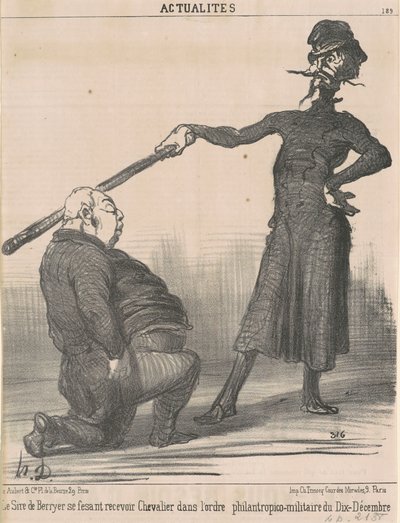 Ojciec Berryera... Kawaler... autorstwa Honoré Daumier