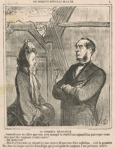Straszny Menedżer autorstwa Honoré Daumier