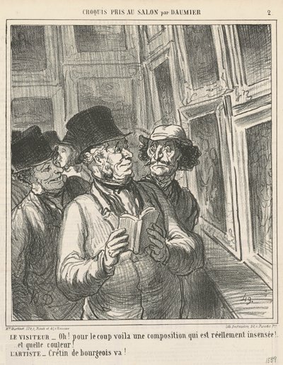 Gość ... autorstwa Honoré Daumier