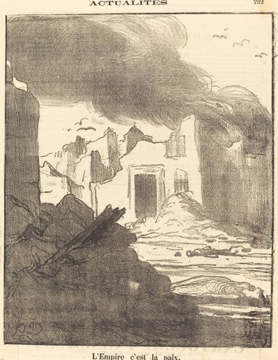 Imperium to pokój autorstwa Honoré Daumier