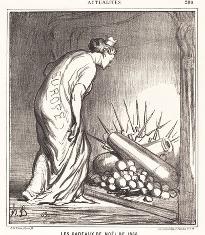 Prezenty bożonarodzeniowe z 1868 r. autorstwa Honoré Daumier
