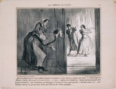 The Comedians of Society - Powiedz baptyście, co tam jest… autorstwa Honoré Daumier