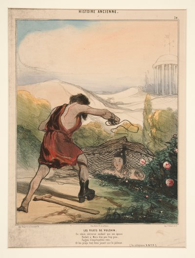 Siatki Wulkan. Ten niegrzeczny ślusarz wie, że jego żona autorstwa Honoré Daumier