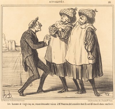 Dwudziestopięciolatkowie... autorstwa Honoré Daumier