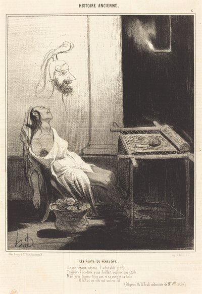 Noce Penelopy autorstwa Honoré Daumier