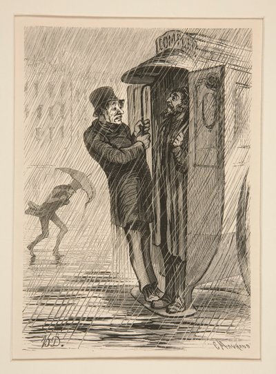 Les Omnibus - kompletny!!! autorstwa Honoré Daumier