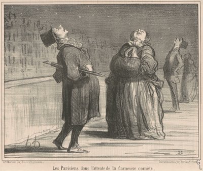 Paryżanie czekają na... autorstwa Honoré Daumier