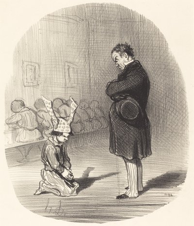 Następstwa powstania autorstwa Honoré Daumier