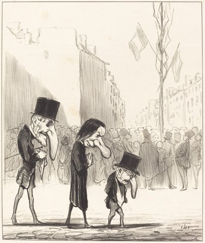 Trzech małych świętych autorstwa Honoré Daumier