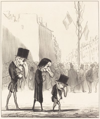 Trzech małych świętych autorstwa Honoré Daumier