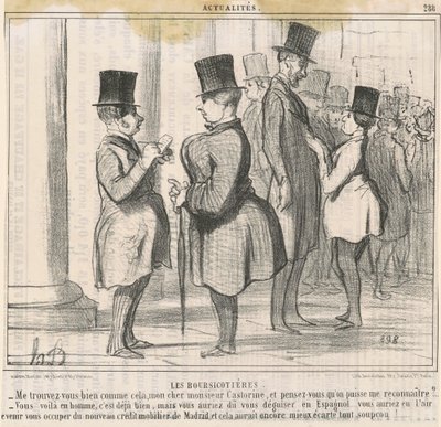 Maklerzy giełdowi. Czy dobrze mnie znajdujesz... autorstwa Honoré Daumier