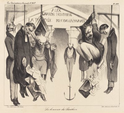 Honory Panteonu autorstwa Honoré Daumier