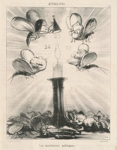 Komary polityczne autorstwa Honoré Daumier