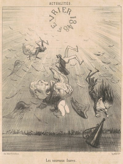 Nowy Ikar autorstwa Honoré Daumier