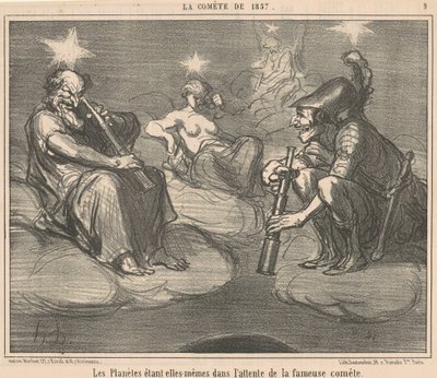 Planety są same w... autorstwa Honoré Daumier