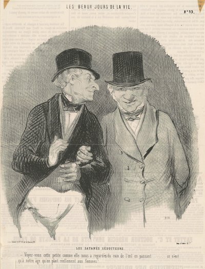 Cholerni uwodziciele autorstwa Honoré Daumier