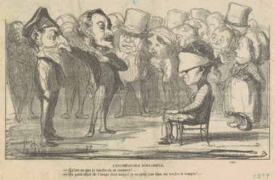 Niezrównany lunatyk autorstwa Honoré Daumier